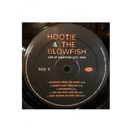 Виниловая пластинка Hootie &amp; The Blowfish, Live At Nick'S Fat City, Pittsburgh, Pa, February 3, 1995 (0603497851973) - фото 4