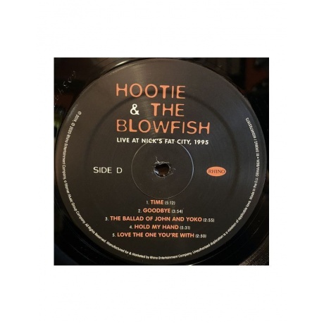 Виниловая пластинка Hootie &amp; The Blowfish, Live At Nick'S Fat City, Pittsburgh, Pa, February 3, 1995 (0603497851973) - фото 5