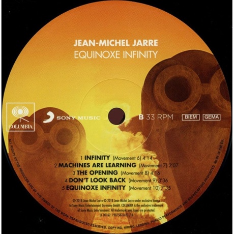 Jean-Michel Jarre - Equinoxe Infinity (0190758764511) виниловая пластинка - фото 7