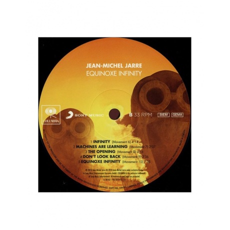 Виниловая пластинка Jarre, Jean-Michel, Equinoxe Infinity (0190758764511) - фото 8