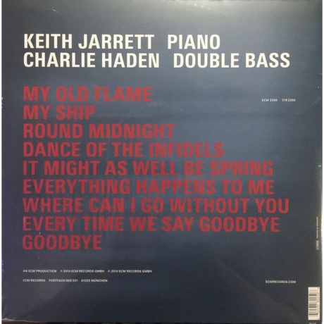 Keith Jarrett &amp; Charlie Haden - Last Dance (0602537822508) виниловая пластинка - фото 2