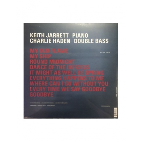 Виниловая пластинка Keith Jarrett/Charlie Haden, Jarrett/Haden: Last Dance (0602537822508) - фото 2