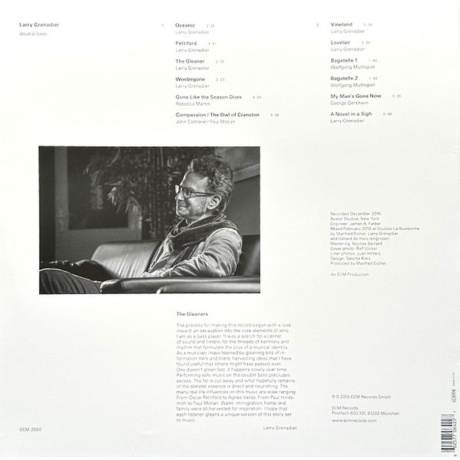 Larry Grenadier - The Gleaners (0602577064227) виниловая пластинка - фото 2
