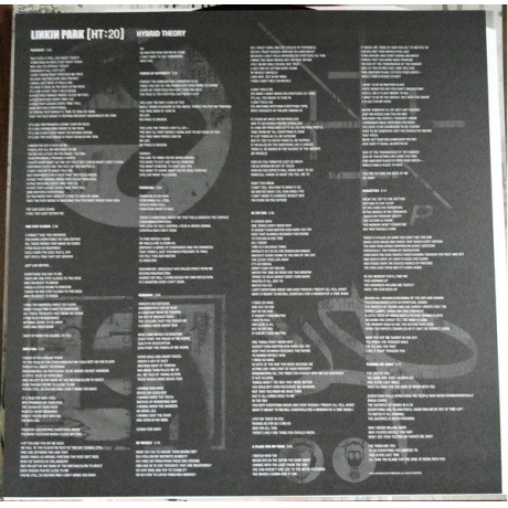 Виниловая пластинка Linkin Park, Hybrid Theory (20Th Anniversary) (barcode 0093624893233) - фото 24