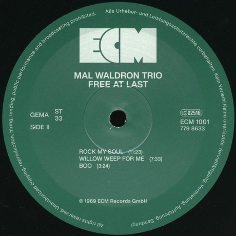 Mal Waldron - Free At Last (0602577986321) виниловая пластинка - фото 6