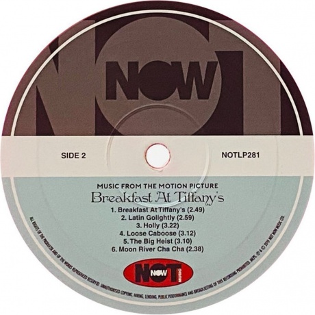 Mancini, Henry, Breakfast At Tiffany'S (5060348582816) виниловая пластинка - фото 5