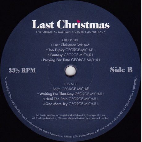 Виниловая пластинка Michael, George / Wham! / Original Motion Picture Soundtrack, The, Last Christmas (barcode 0190759788318) - фото 11