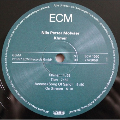 Nils Petter Molvaer - Khmer (0602577426582) виниловая пластинка - фото 3