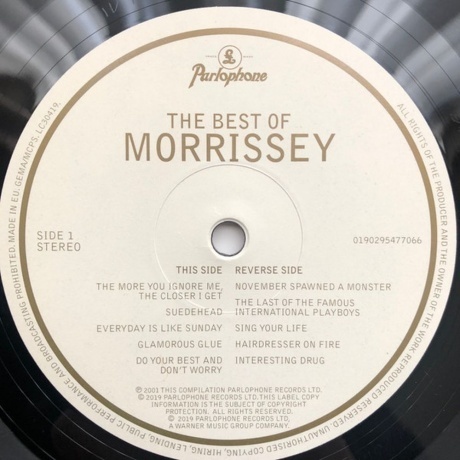 Morrissey - The Best Of (0190295477066) виниловая пластинка - фото 5
