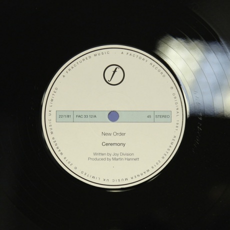 Виниловая пластинка New Order, Ceremony (Version 2) (barcode 0190295665944) - фото 4