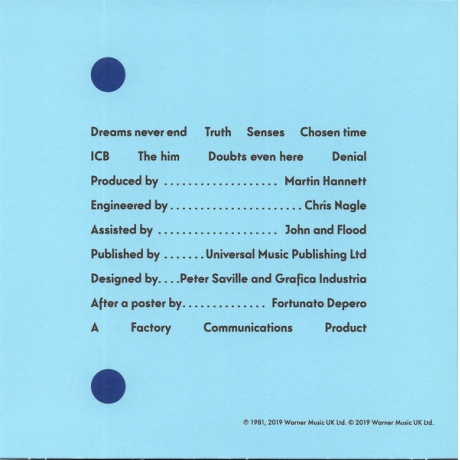 Виниловая пластинка New Order, Movement (Definitive Edition) (barcode 0190295662882) - фото 4