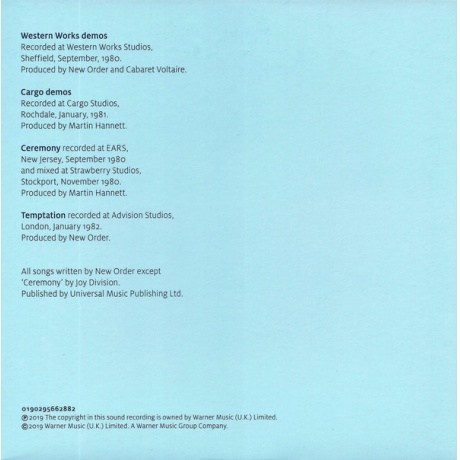 Виниловая пластинка New Order, Movement (Definitive Edition) (barcode 0190295662882) - фото 10