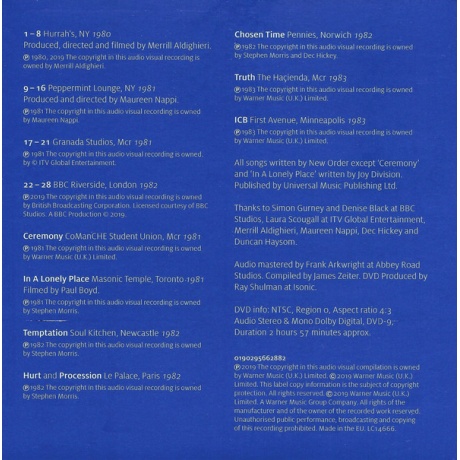Виниловая пластинка New Order, Movement (Definitive Edition) (barcode 0190295662882) - фото 16