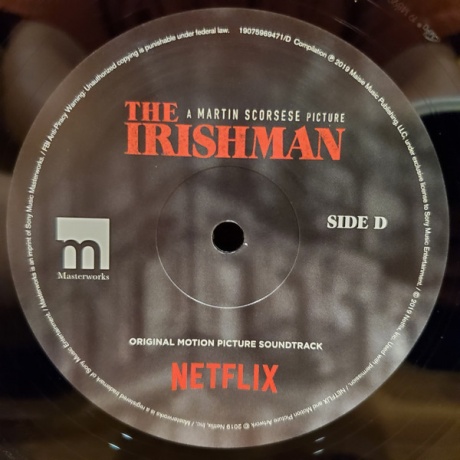 Виниловая пластинка Original Motion Picture Soundtrack, The Irishman (barcode 0190759694718) - фото 7