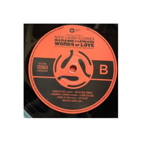 Виниловая пластинка Original Score / Laird-Clowes, Nick, Marianne And Leonard: Words Of Love (0190295353438) - фото 4