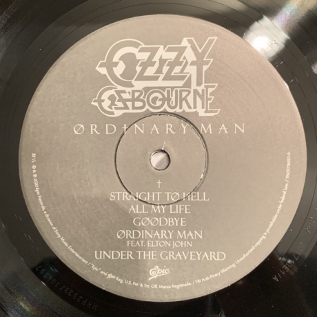 Виниловая пластинка Osbourne, Ozzy, Ordinary Man (barcode 0194397184518) - фото 5