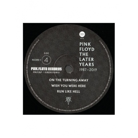 Виниловая пластинка Pink Floyd, The Best Of The Later Years 1987-2019 (0190295378288) - фото 7