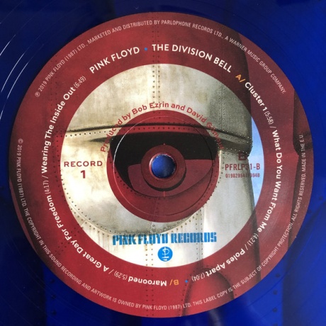 Виниловая пластинка Pink Floyd, The Division Bell (25Th Anniversary) (barcode 0190295477394) - фото 5