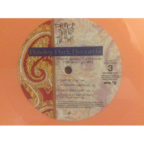Виниловая пластинка Prince, Sign 'O' The Times (barcode 0603497846528) - фото 3