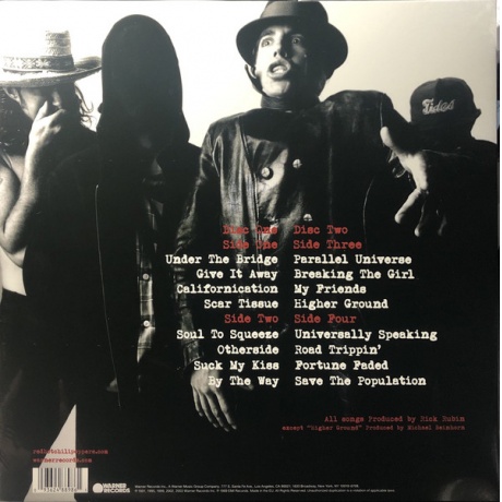 Виниловая пластинка Red Hot Chili Peppers, Greatest Hits (barcode 0093624889861) - фото 2