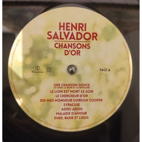 Salvador, Henri, Chansons D'Or (0190295192389) виниловая пластинка - фото 3