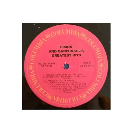 Виниловая пластинка Simon &amp; Garfunkel, Greatest Hits (0190758176611) - фото 4