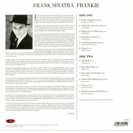 Frank Sinatra - Frankie (Clear Vinyl) (5060348582410) виниловая пластинка - фото 2