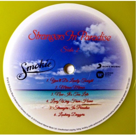 Виниловая пластинка Smokie, Strangers In Paradise (barcode 0190759132616) - фото 5