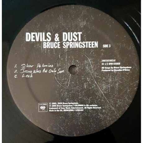 Bruce Springsteen - Devils &amp; Dust (0190759789216) виниловая пластинка - фото 5