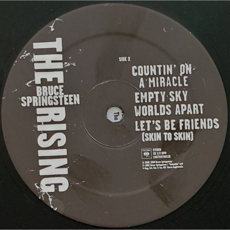 Bruce Springsteen - The Rising (0190759789117) виниловая пластинка - фото 4