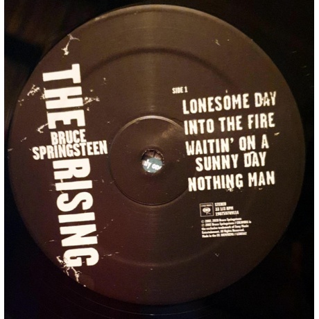 Виниловая пластинка Springsteen, Bruce, The Rising (barcode 0190759789117) - фото 3