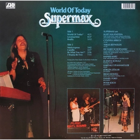Supermax - World Of Today (0190295487263) виниловая пластинка - фото 2