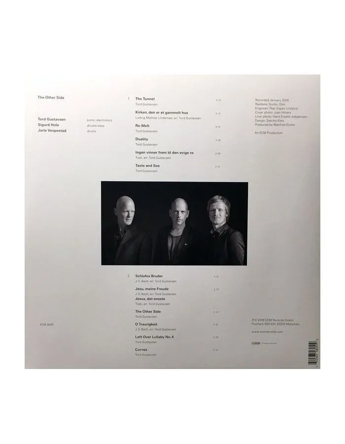 Виниловая пластинка Tord Gustavsen Trio, The Other Side (0602567582519) - фото 2