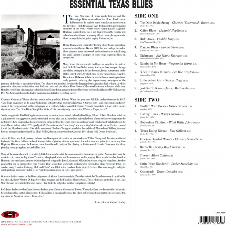 Various Artists, Essential Texas Blues (5060397601698) виниловая пластинка - фото 2
