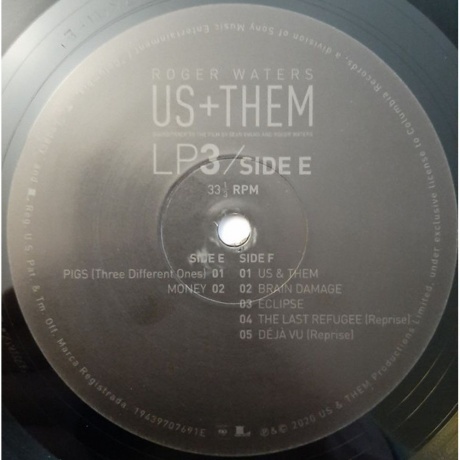 Roger Waters - Us + Them (0194397076912) виниловая пластинка - фото 9