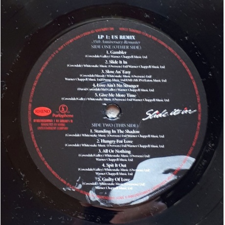 Виниловая пластинка Whitesnake, Slide It In (35Th Anniversary) (barcode 0190295509903) - фото 6