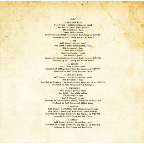 Young, Neil, Homegrown (0093624893639) виниловая пластинка - фото 5