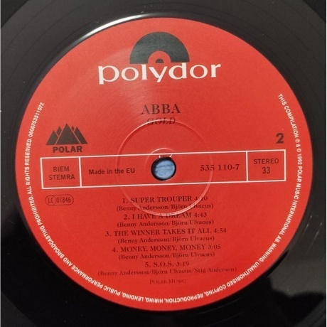 ABBA - Gold - Greatest Hits (0600753511060) виниловая пластинка - фото 8
