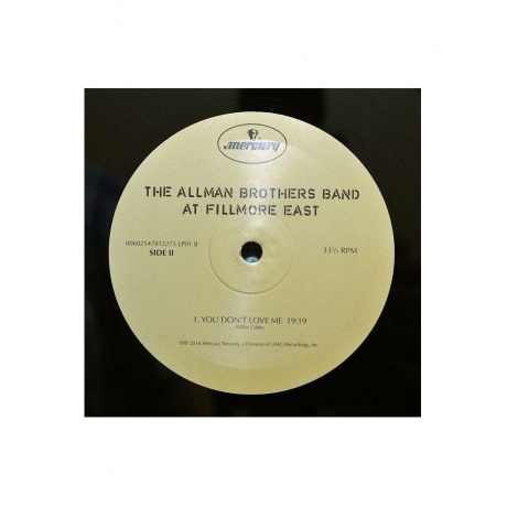 Виниловая пластинка The Allman Brothers Band, At Fillmore East (0602547813251) - фото 6