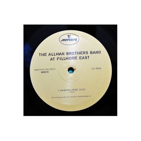 Виниловая пластинка The Allman Brothers Band, At Fillmore East (0602547813251) - фото 8