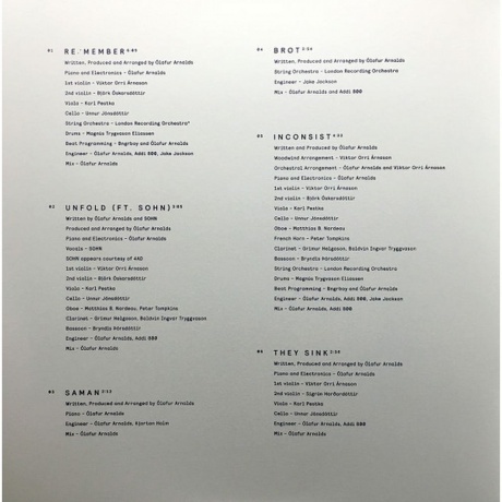 Olafur Arnalds - Re:member (0602567701323) виниловая пластинка - фото 7