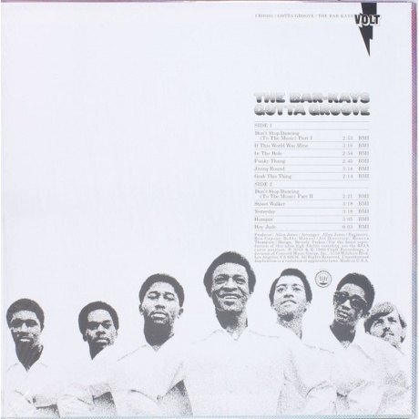 The Bar-Kays, Gotta Groove (0888072092679) виниловая пластинка - фото 3