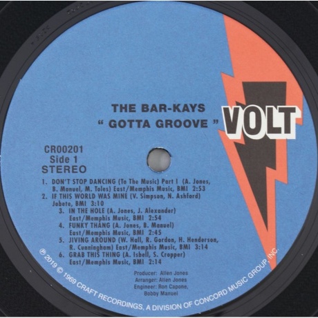 The Bar-Kays, Gotta Groove (0888072092679) виниловая пластинка - фото 4