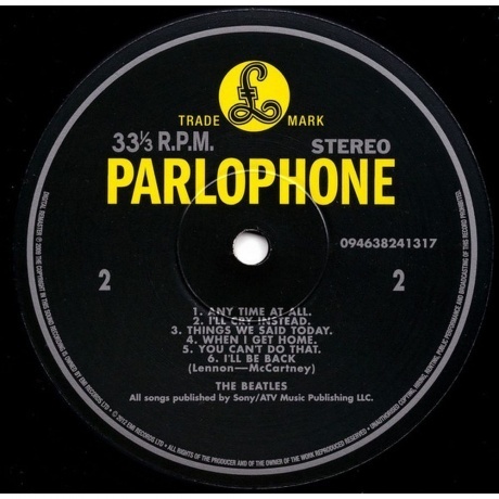 The Beatles - A Hard Day's Night (0094638241317) виниловая пластинка - фото 4