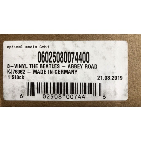 Виниловая пластинка The Beatles, Abbey Road (Box) (0602508007446) - фото 10