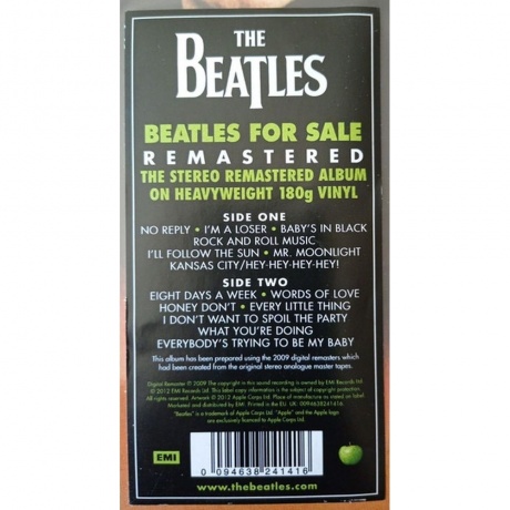 The Beatles - Beatles For Sale (0094638241416) виниловая пластинка - фото 8