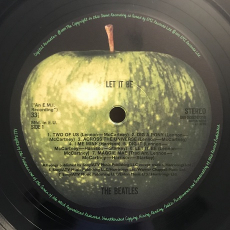 Виниловая пластинка The Beatles, Let It Be (0094638247210) - фото 4