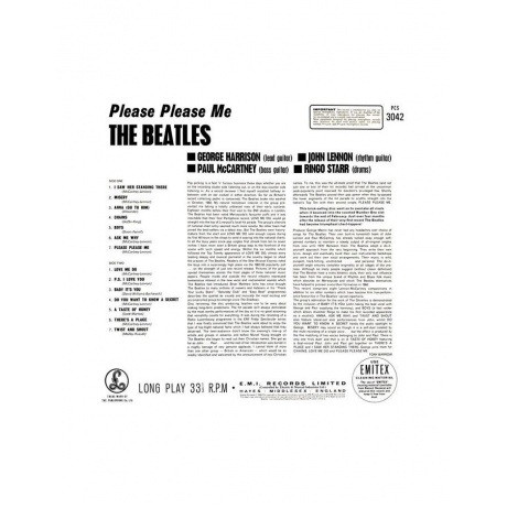 Виниловая пластинка The Beatles, Please Please Me (0094638241614) - фото 3