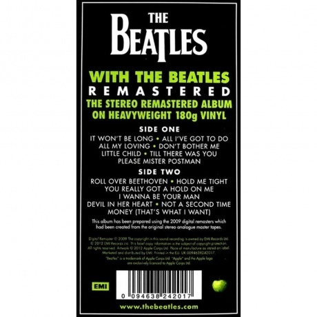 The Beatles - With The Beatles (0094638242017) виниловая пластинка - фото 7