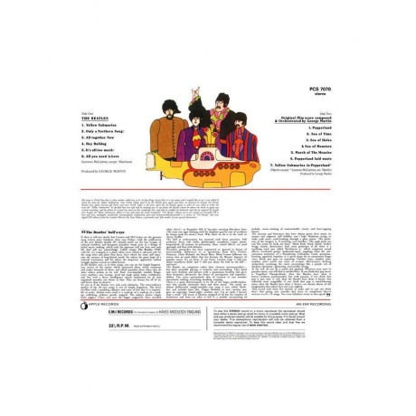 Виниловая пластинка The Beatles, Yellow Submarine (0094638246718) - фото 2